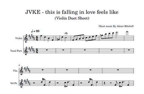 this is what falling in love feels like violin sheet music How does the anticipation of a first date compare to the thrill of a new love affair?